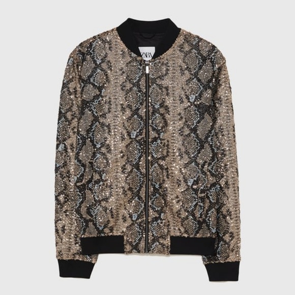 snakeskin jacket zara